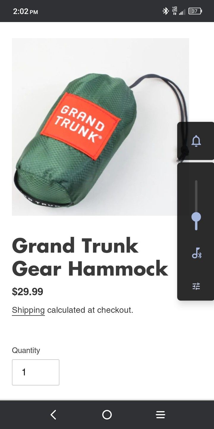 Grand Trunk Hammock