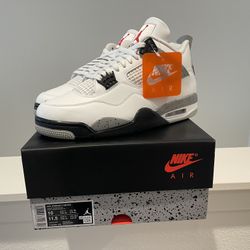 Air Jordan 4 Retro White Cement (2025) FV5029-100 SZ 10 In Hand 