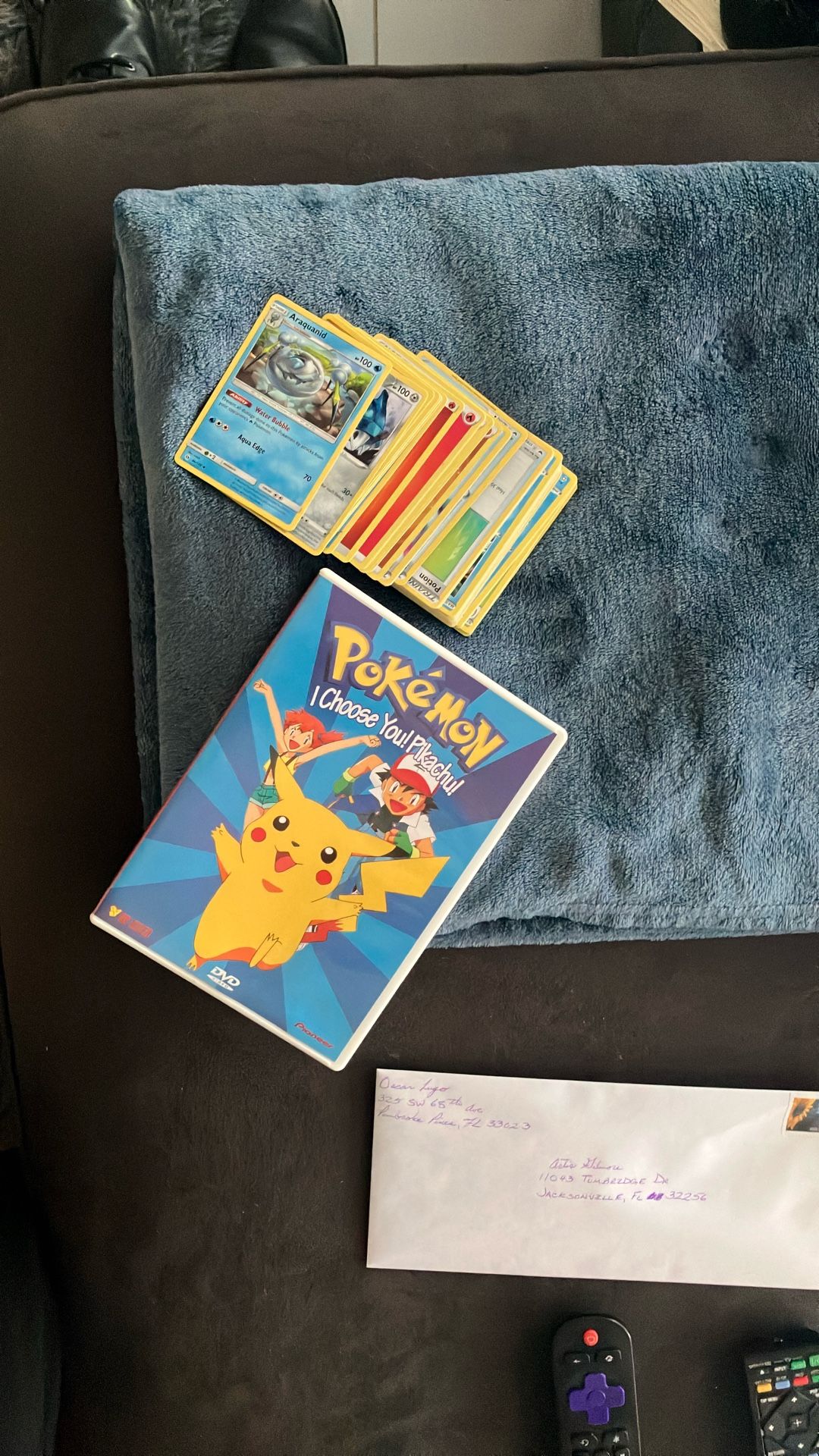 Pokémon DVD With Some Random Pokémon Cards