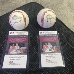 Tadahito Iguchi / Don Cooper 2005 White Sox Signed World Series Baseball