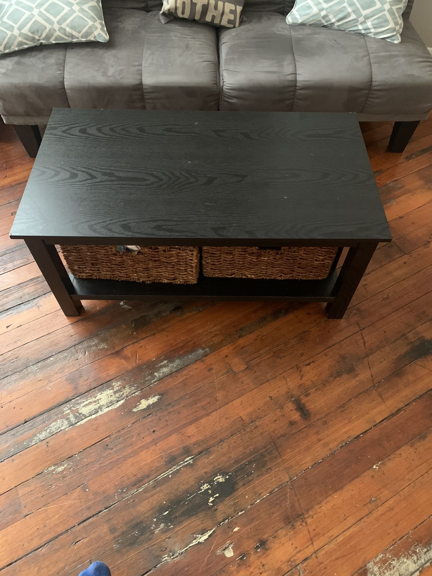 Coffee table with storage