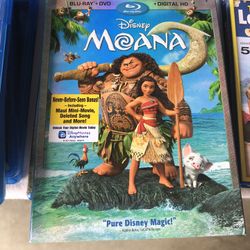 Disney Moana Blu-Ray & DVD 