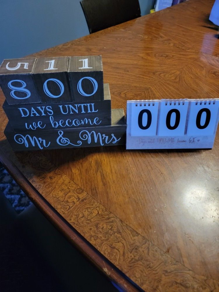 Wedding Countdown Signs