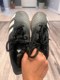 Adidas Predator Indoor Soccer Shoes – Youth Size 3 – Black/White