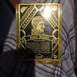 Honus Wagner Gold Card And You Can See What Else Make Offer 
