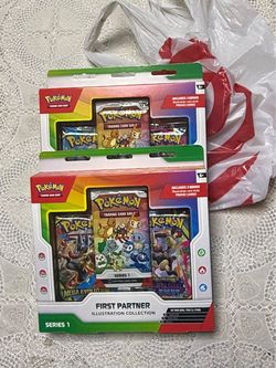 Pokémon First Partner Illustration Collection Series 1 (x2)