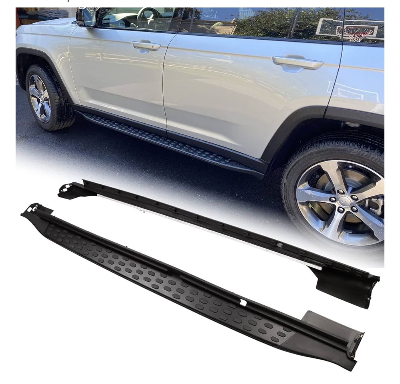 Running Boards / Side Steps Fit for 2021-2024 Jeep Grand Cherokee L 3-Row