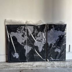 World Map With Pins