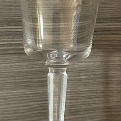 Lenox Georgetown Gold Encrusted Band 7 1/8” Water Goblet Glass Wine Rim Trim VTG