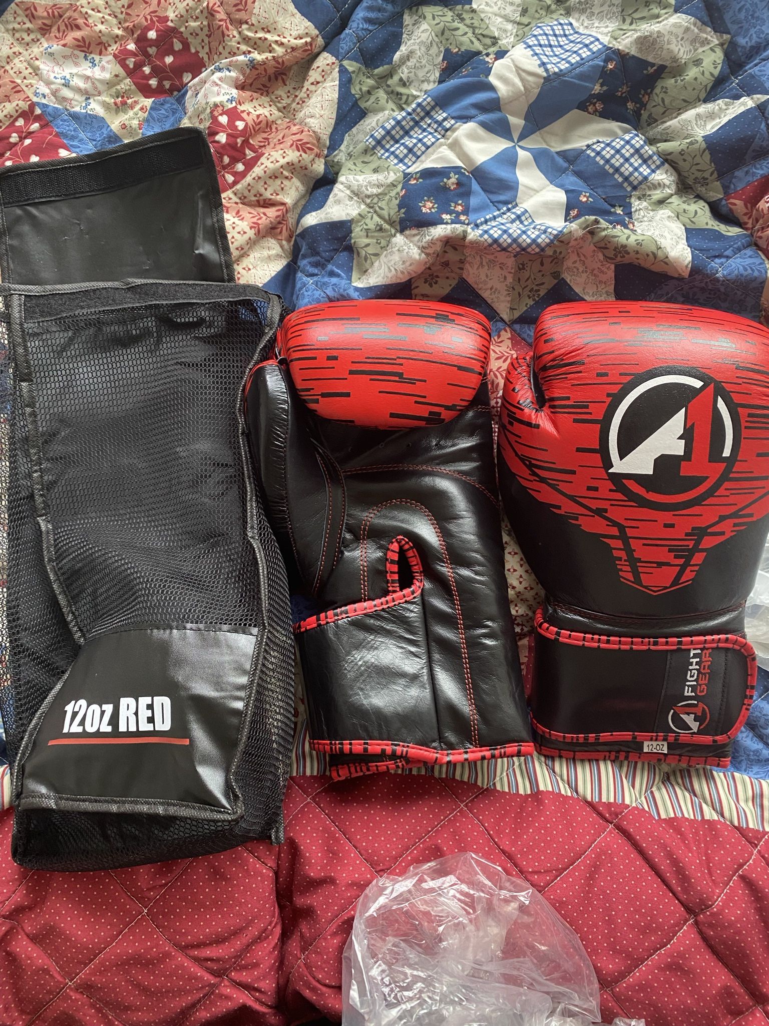 A1 Fight Gear Boxing Gloves Men 12 OZ 