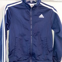 Adidas Girls Size 10/12 Full Zip Crew