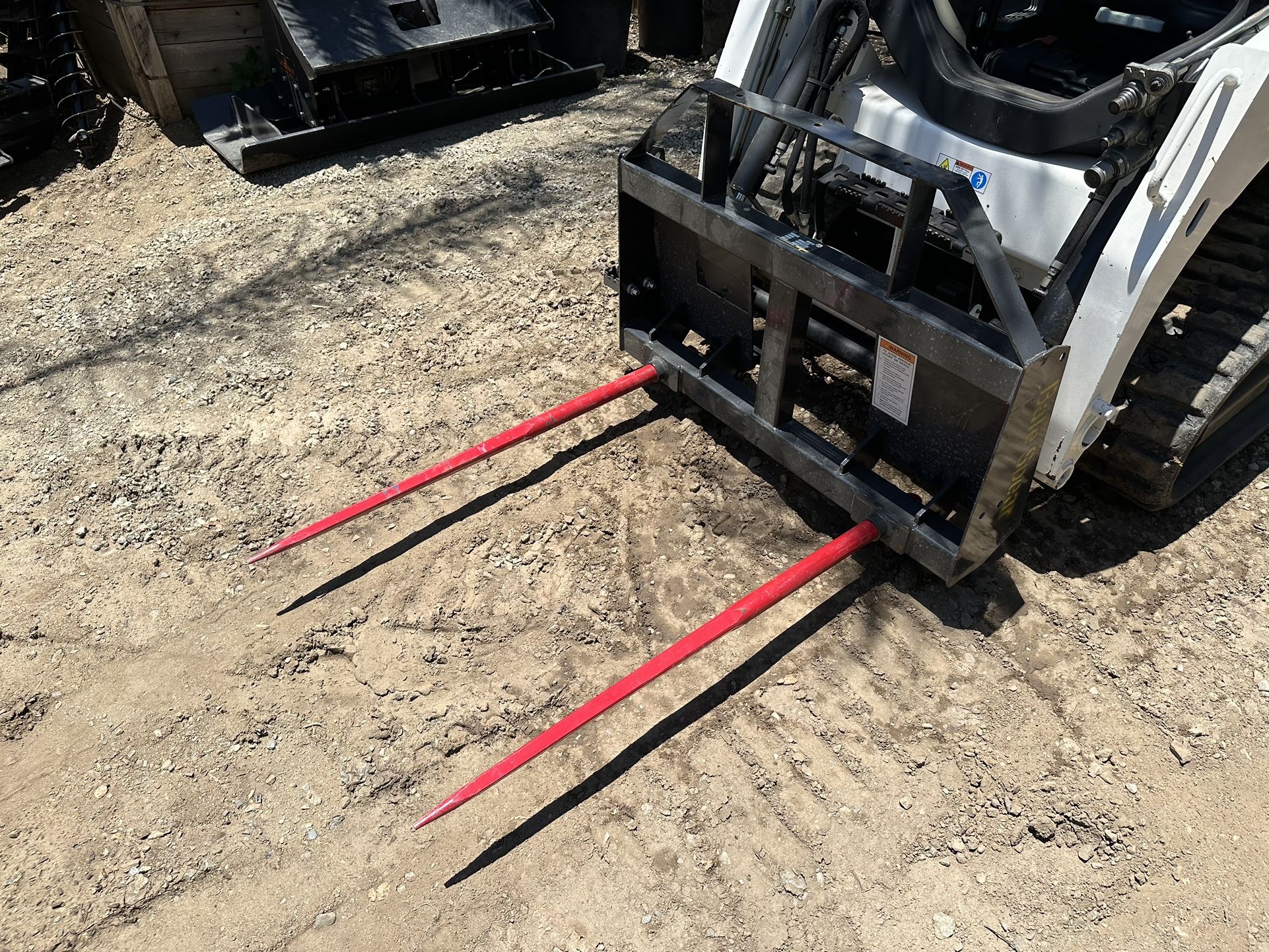 Skid Steer Spear Fork Attachment 