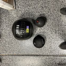 Slam balls, wall balls, medicine balls, like new awesome