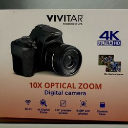 10X OPTICAL ZOOM Digital camera Wi-Fi 4x Digital Zoom 3.0" 3.0" preview screen 64MP still photos Camera