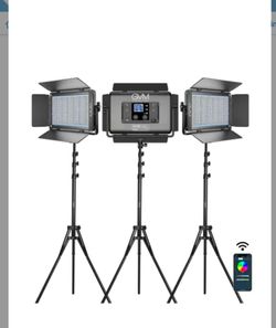 (Lot of 3) GVM 1500D 75W Bi-Color RGB Studio Soft LED Panel