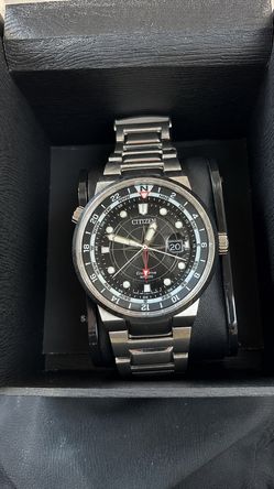 Citizen Eco-Drive Men’s Watch – Brand New – Never Worn – Box, Registration & Extra Links