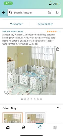 22 Panel And 2 Extra Panels Baby Gate Like New