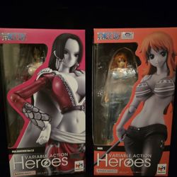 Anime One Piece Variable Action Heroes Nami and Boa