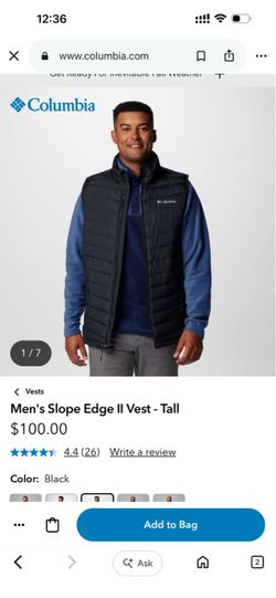 Men’s Columbia vest