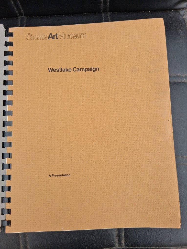 Seattle Art Museum Presentation/Scrapbook via 1978