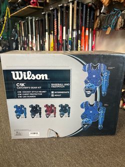 Wilson C1K Catcher's Gear Kit Adult 15+