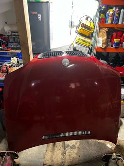 BMW e46 sedan lci front hood