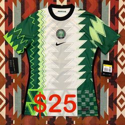 Nike Nigeria Football Federation Slim Fit Jersey Women's Small CT4230-100 “NWT”