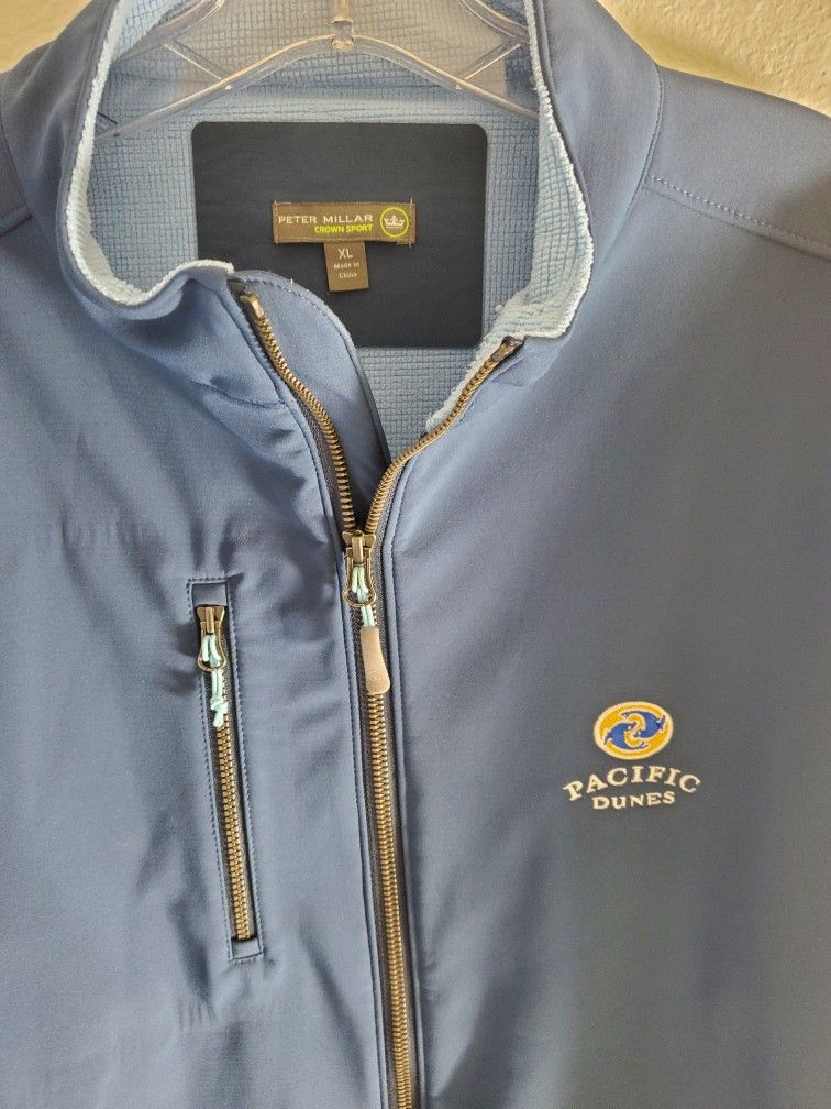Peter Millar Full Zip Jacket. Men's XL.