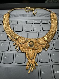 Ethnic Gold plated Necklace / Choker