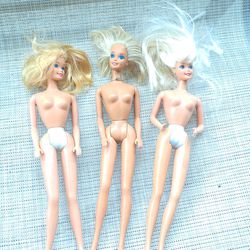 lot of 7 1966 Barbie & 1 1968 Ken Doll
