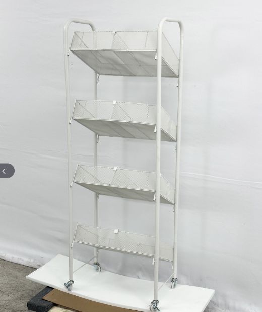 4 Tier Metal Wire Retail Floor Display Candy Rack DW4