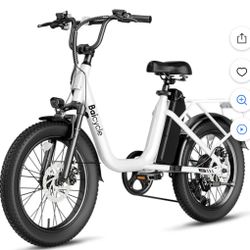 Baicycle U03 Electric Bike for Adults, Peak 1200W Motor,80Miles Max Range & 28 MPH ,7 Speed Electric Bicycles, 48V & 624Wh Removable Battery , 20''Fat