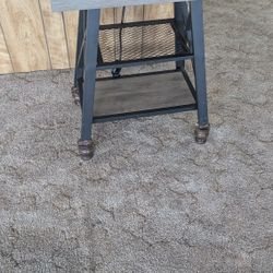 Rustic Gray End Table