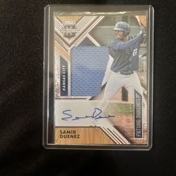 Signed, Kansas City, Samir Duenez, Future Threads Card