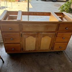 Bathroom Cabinet, Light Brown