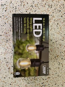 LED String lights!!! perfect for patio, gardens and outdoor Xmas decorations!