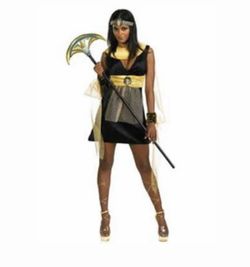 Egyptian Adult Women’s Halloween Costume. Size Medium (New) *Dress *Collar *Headpiece.