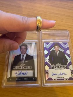 Leaf Pop Century Elijah Wood & Sean Astin Autograph Cards - Lord of the Rings