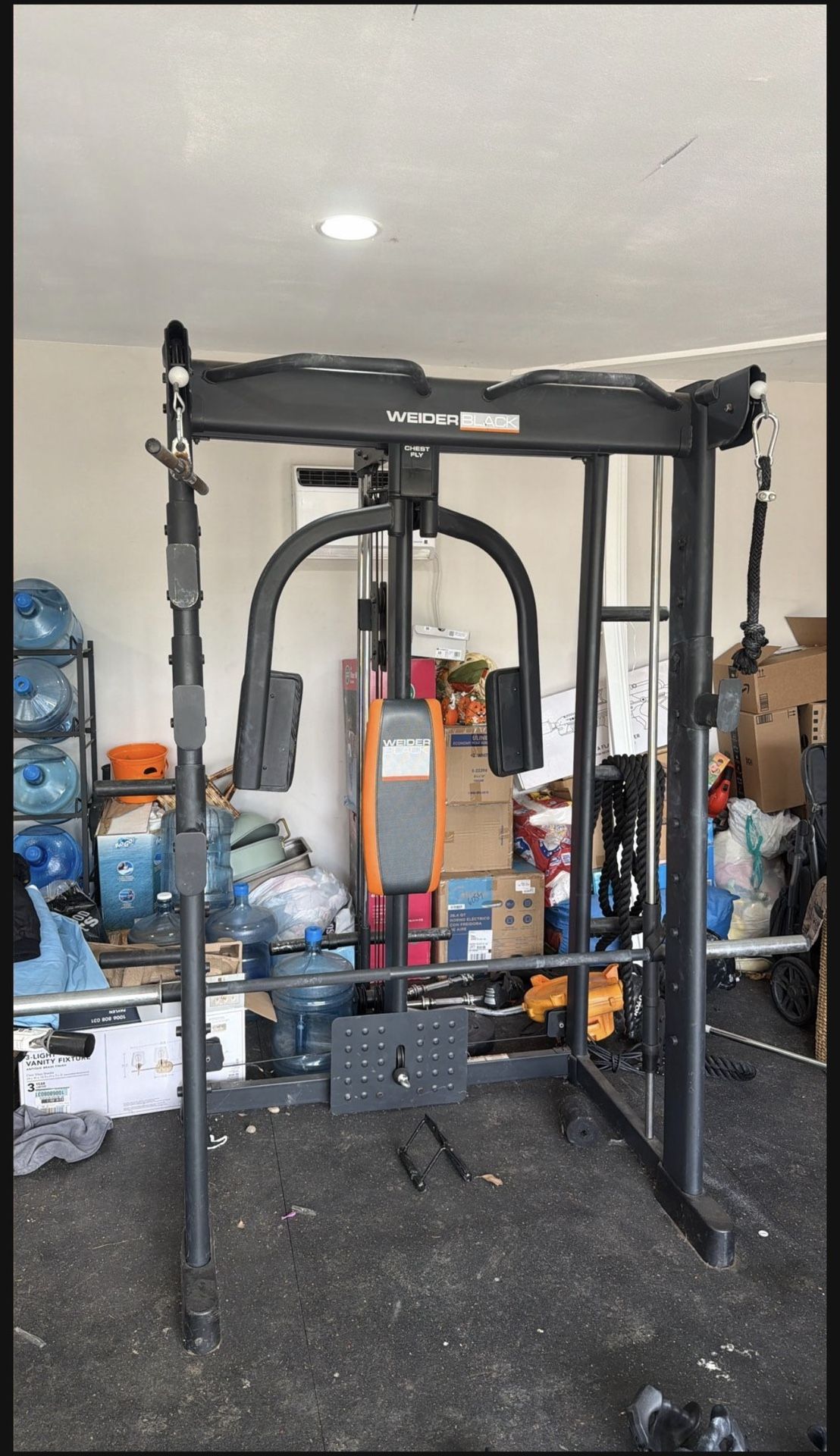 FULLY ASSEMBLED- All In One Home Gym. Functional Trainer. Smith Machine. Squat Rack. Cable Machine