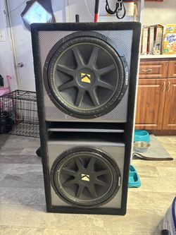 Kicker Dual 15" Subwoofers + 6000W Amp - Complete Bass Setup