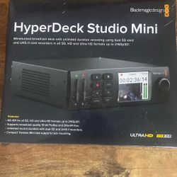 HyperDeck Studio Mini - Professional Broadcast Deck 