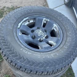 Two sets of Toyota rims for 300 or best offer