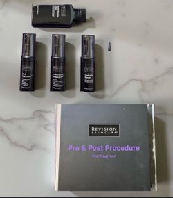 New Revision Skincare Pre & Post Procedure Travel Size Regimen MSRP $280