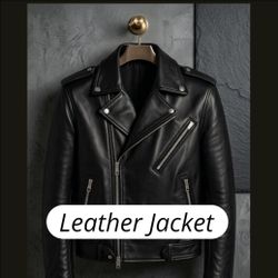 Black Leather Biker Jacket | Jacket For Men 📣