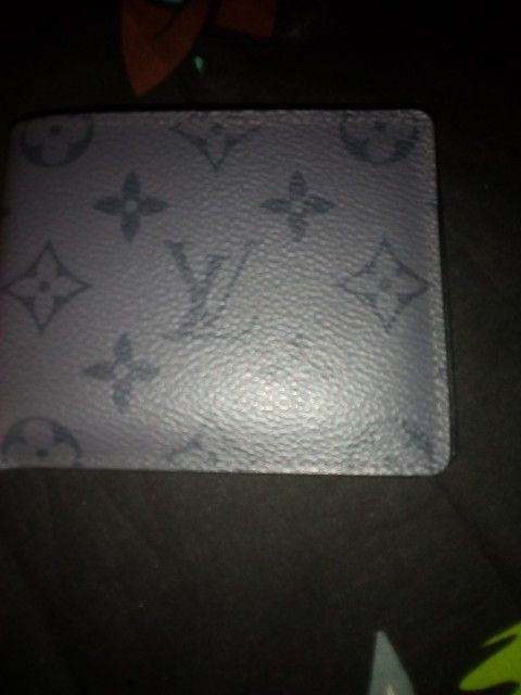 Men's Gray Monogram Wallet 