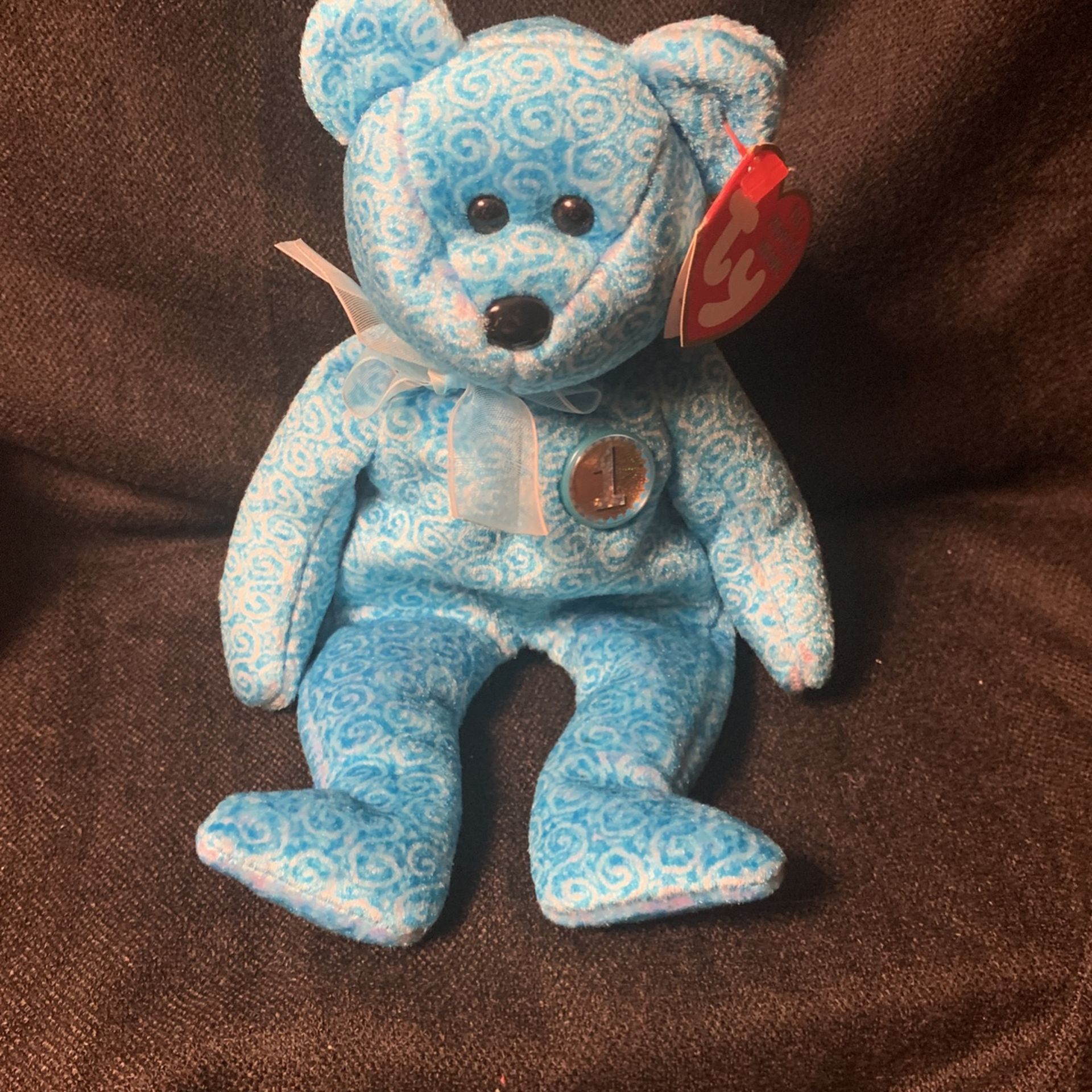 TY Beanie Babies CLASSY The Bear, With Tag/tash, Retired Collection