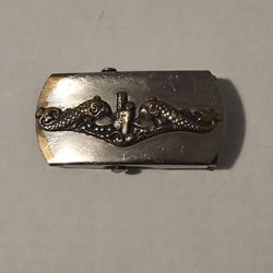 US Navy Submarine Service Belt Buckle