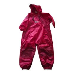 Tuffo Muddy Buddy Waterproof Coveralls Rain Suit Jacket Coat Red 2T