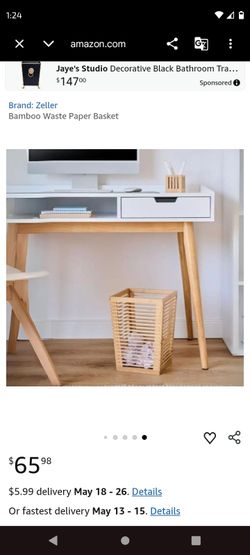Bamboo Waste Basket