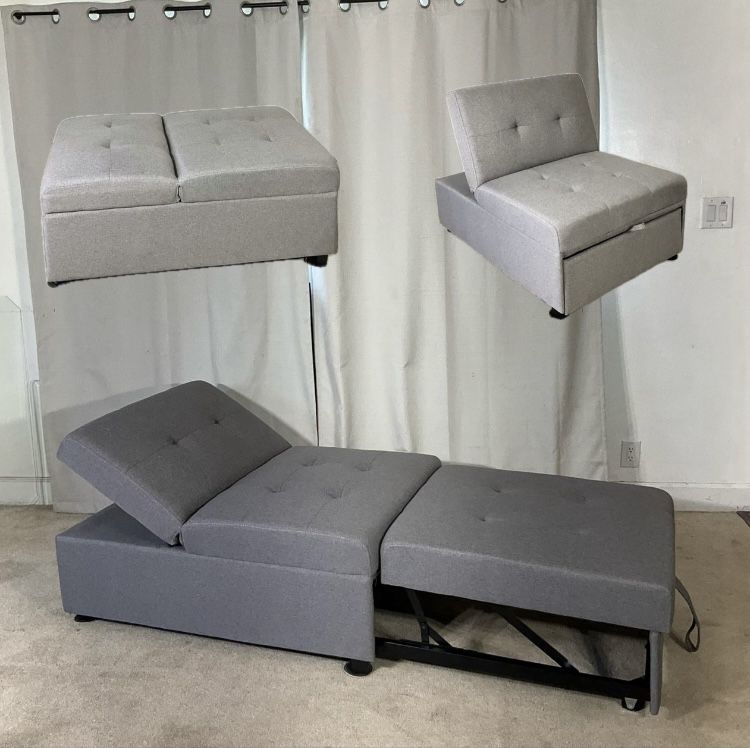 Pull Out Sleeper / 3 In 1 Adjustable Sleeper Sofa / Convertible Folding Sofa Bed / Sofa Cama Doblable